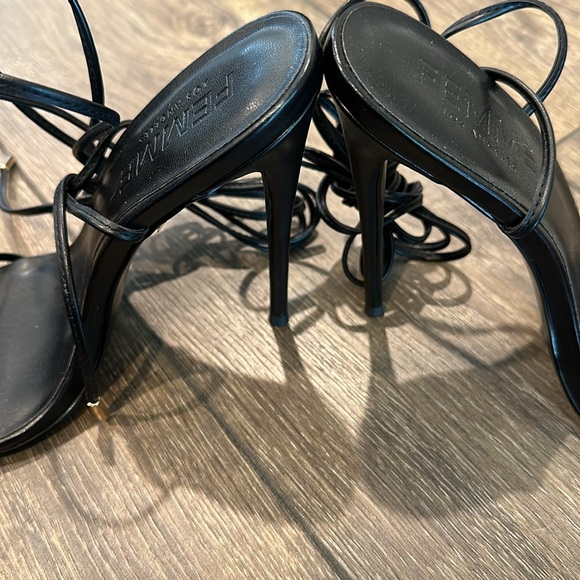 La Femme NWOT Luce Minimale - Black Size 38 US 8 - Picture 7 of 8